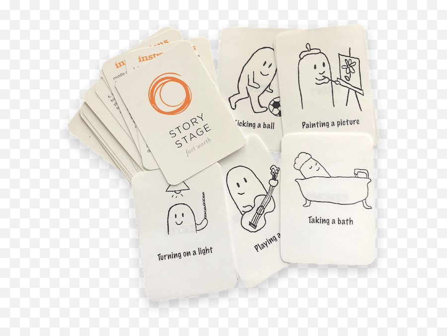 What Are You Doing Card Deck - Story Stage Drawing Emoji,Emotion Cards For Children Slp