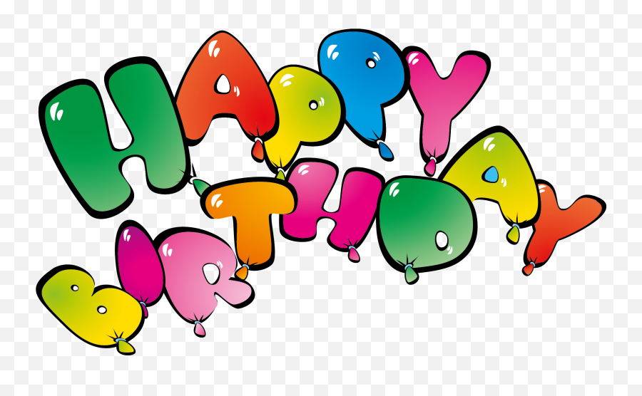 Happy Birthday Ballons Happy Birthday - Happy Birthday Balloons Png Transparent Emoji,Birthday Balloon Emoji
