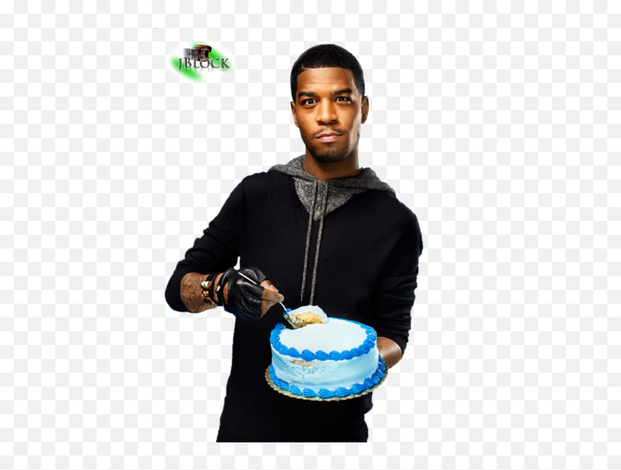 Guy With Birthday Cake Psd Official Psds - Kid Cudi Happy Birthday Emoji,Birthday Cake Emoji Necklace