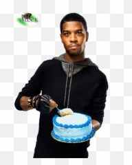 Guy With Birthday Cake Psd Official Psds - Kid Cudi Happy Birthday Emoji,Birthday Cake Emoji Necklace