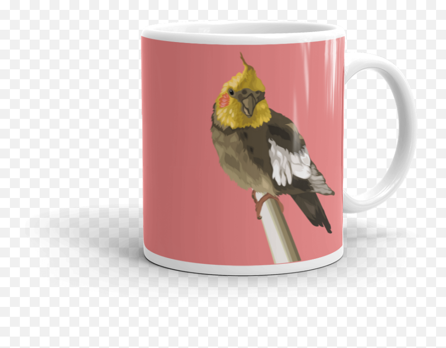 Custom Pet Art Novelty Products 100 Different Pets Art - Magic Mug Emoji,Cockatiel Emoticon