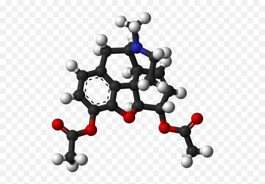 Heroin - Wikidoc Heroin 3d Molecular Structure Emoji,Layne Staley Emoticon