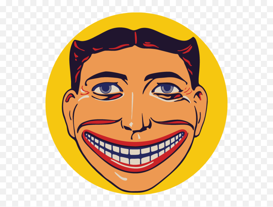 575 Coney Island Face - Steeplechase Coney Island Face Emoji,Cartoon Clown Faces Emotions
