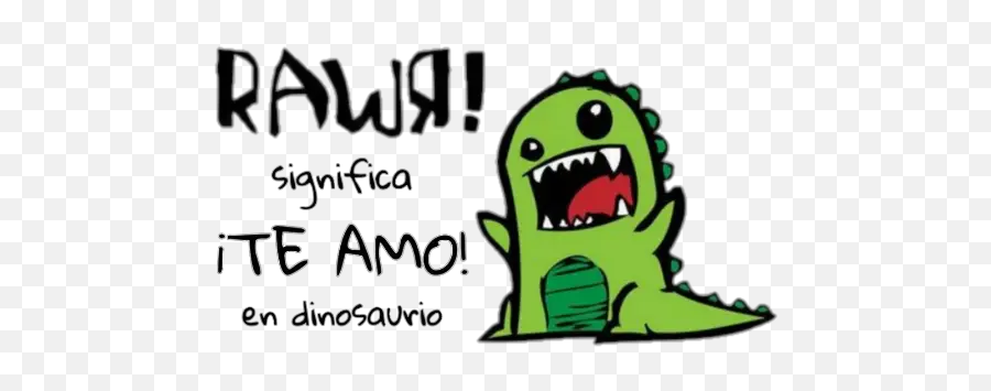 Rawr Means I Love You In Dino Sticker - Rawr Means I Love You Emoji,Rawr Emoji