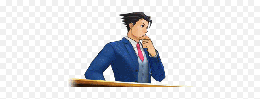 Phoenix Wright Reaction Gifs Emoji,Emotion Gifs