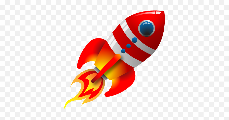 Lets Rocket Your Business - Red Rocket Ship Vector Emoji,Rocketship Emoticon