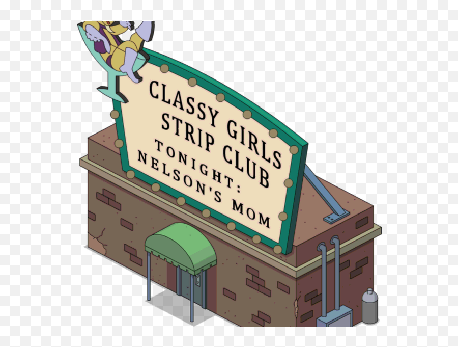 Classy Girl Strip Club Tapped Out - The Simpsons Tapped Out Emoji,Nasty Tongue Emoji