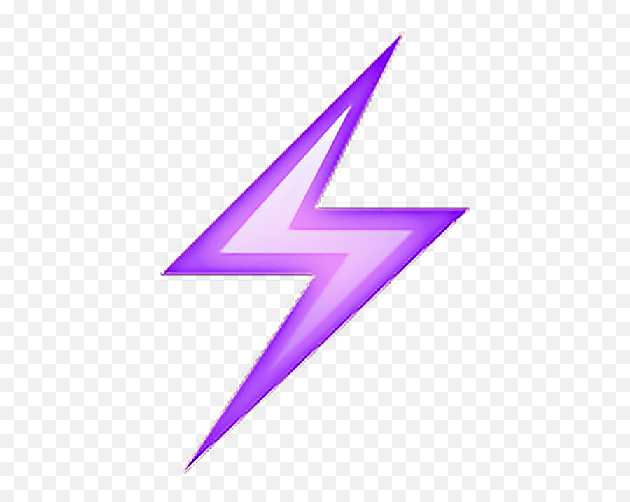 Purple Thunder Emoji Freetoedit Sticker By Satanicbarbie,Lightning Icon Emoji
