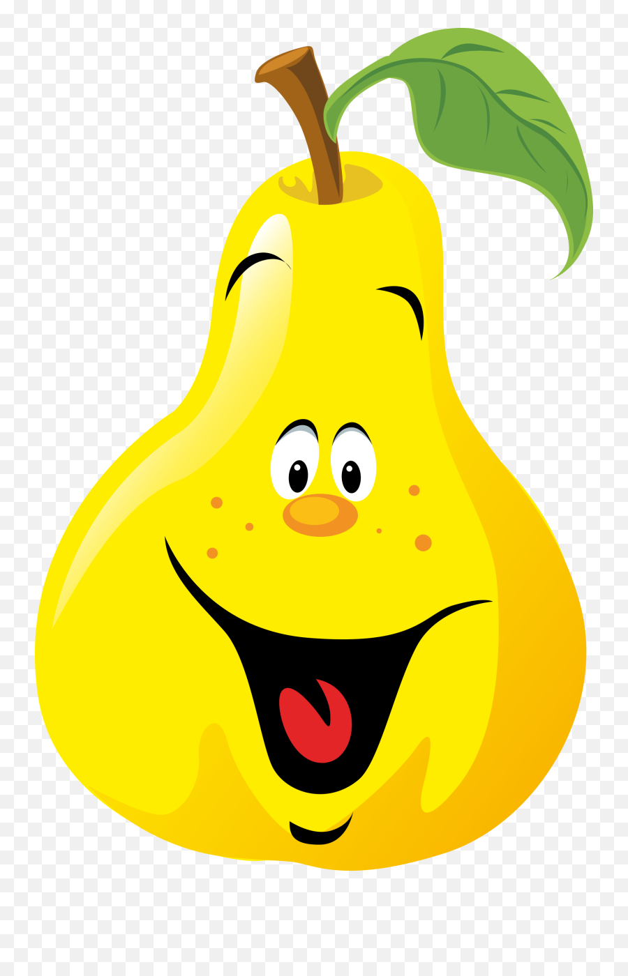 Pin - Fruits And Vegetables Cartoon Individual Emoji,Pear Emoji