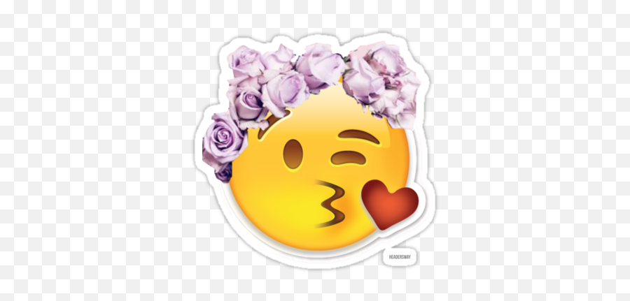 Download Kiss Emoji Png Kiss Emoji - Purple Rose Border Transparent Background,Kiss Emoji