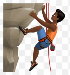 Rock Climber - Climb Png Emoji,Rock Emoji