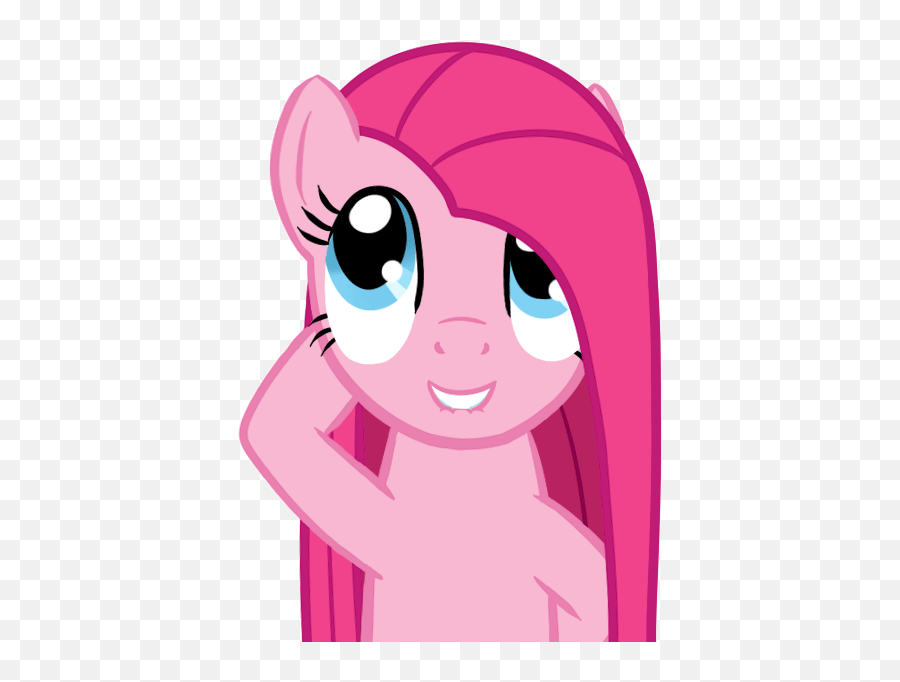 Eye Horse Pony Hair Face Pink Nose - Fictional Character Emoji,Nose Puff Emoji