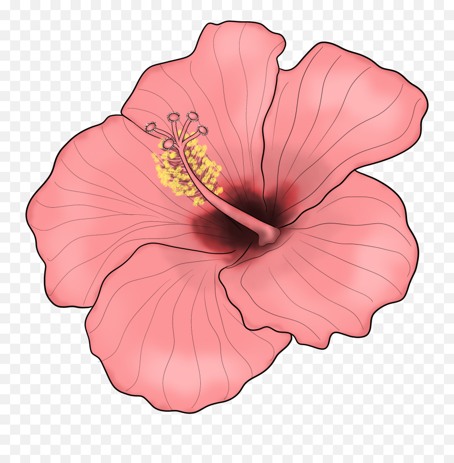 Flower Pinkflower Tropical Sticker By Stacey4790 - Shoeblackplant Emoji,Tropical Flower Emoji