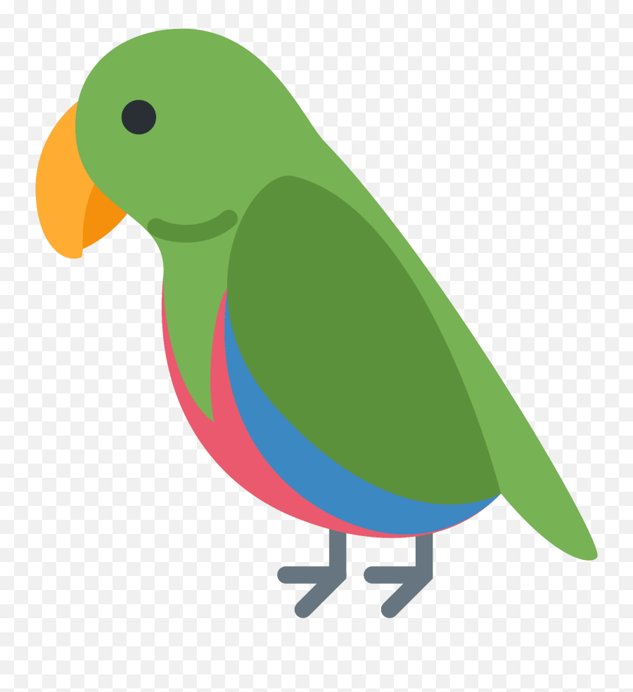 Parrot Emoji Clipart - Parrot Emoji Twitter,Twitter Bird Emoji
