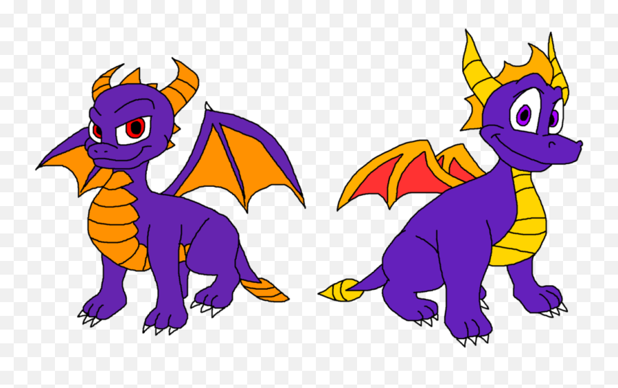 Mythical Clipart Dragon Tail - Classic Spyro Skylanders Spyro The Dragon Clipart Emoji,Tails Emoji