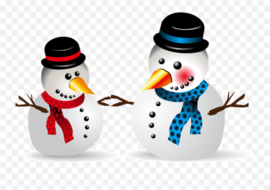 Winter Snowman Png Vector Material - Muñecos De Nieve En Png Navidad Muñeco De Nieve Vector Emoji,Snowman Emoji With Snow
