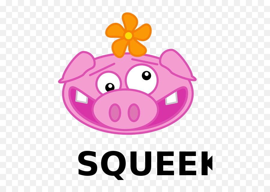 Free Clipart Wallpaperdebianconkylua Sudhakarmk - Funny Pig Cartoon Face Emoji,Squee Face Emoticon