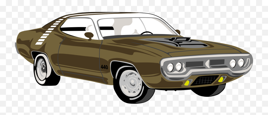 Library Of Club Car Graphic Black And White Library Png - Cartoon Muscle Car Emoji,Roadrunner Emoji