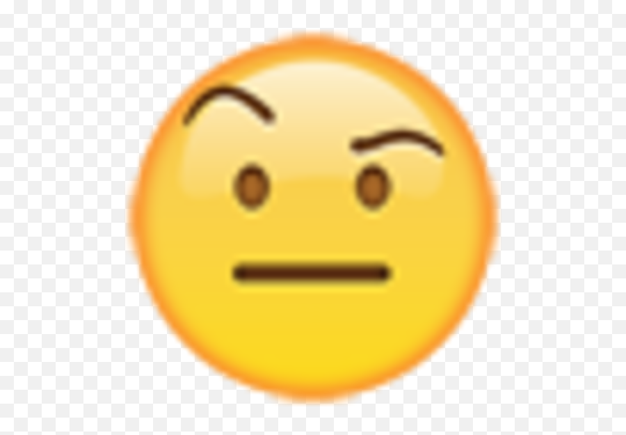 40 - Emoticon Con Il Sopracciglio Alzato Emoji,Raised Eyebrow Emoji