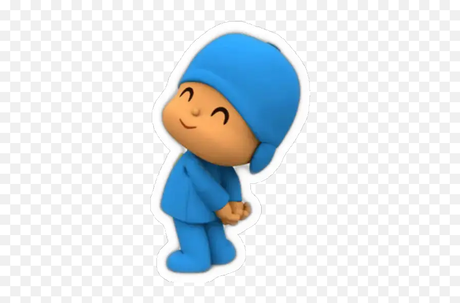 Pocoyo Stickers Per Whatsapp - Pocoyo Png Emoji,Emoticon Tirando Beso