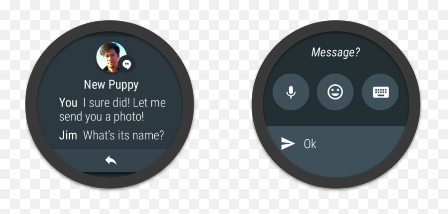 Create A Notification On Wear Os Android Developers - Android Wear Notifications Emoji,Emoji Pop Cheats Level 26