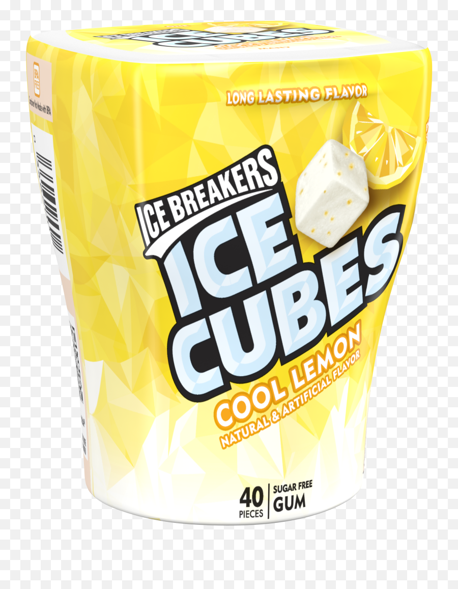 Ice Breakers Ice Cubes Cool Lemon Sugar Free Gum 324 Oz - Walmartcom Ice Cubes Cool Lemon Emoji,Emoticons As Educational Icebreakers