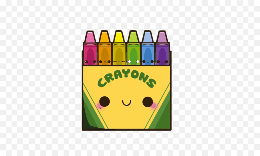 Crayons Sticker - Kawaii Crayons Clipart Transparent Cute Transparent Crayons Clipart Emoji,Shinchan Emoticon