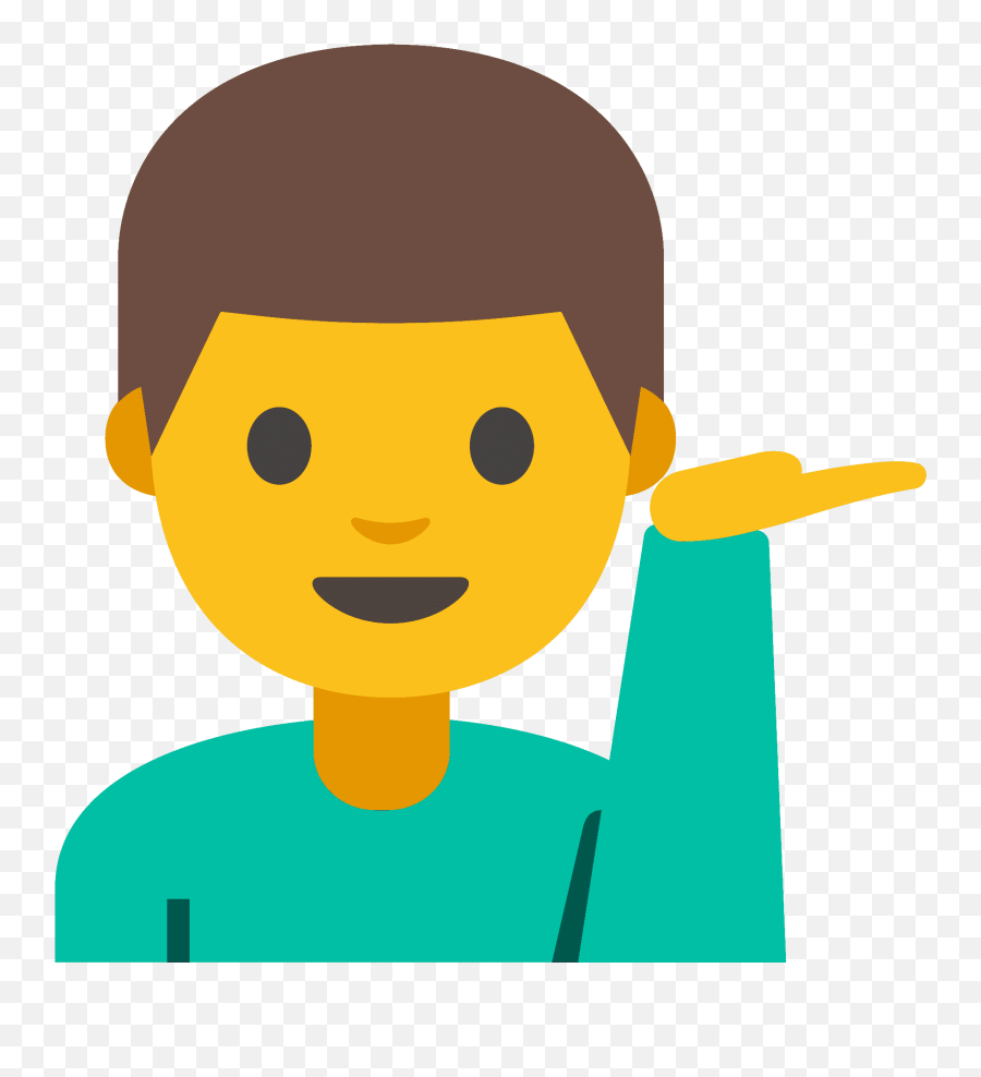 U200d Man Tipping Hand Emoji - Emoji De Los Brazos Cruzados,Sassy Emoticon
