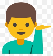 U200d Man Tipping Hand Emoji - Emoji De Los Brazos Cruzados,Sassy Emoticon