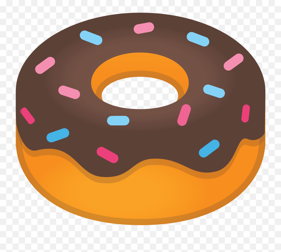 Doughnut Emoji Clipart - Donut Cartoon Png,Android Lollipop Emojis