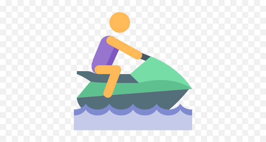 Emoji Jet Ski - Jet Ski Icon Png,Facebook Emoticon Skis