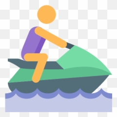 Emoji Jet Ski - Jet Ski Icon Png,Facebook Emoticon Skis