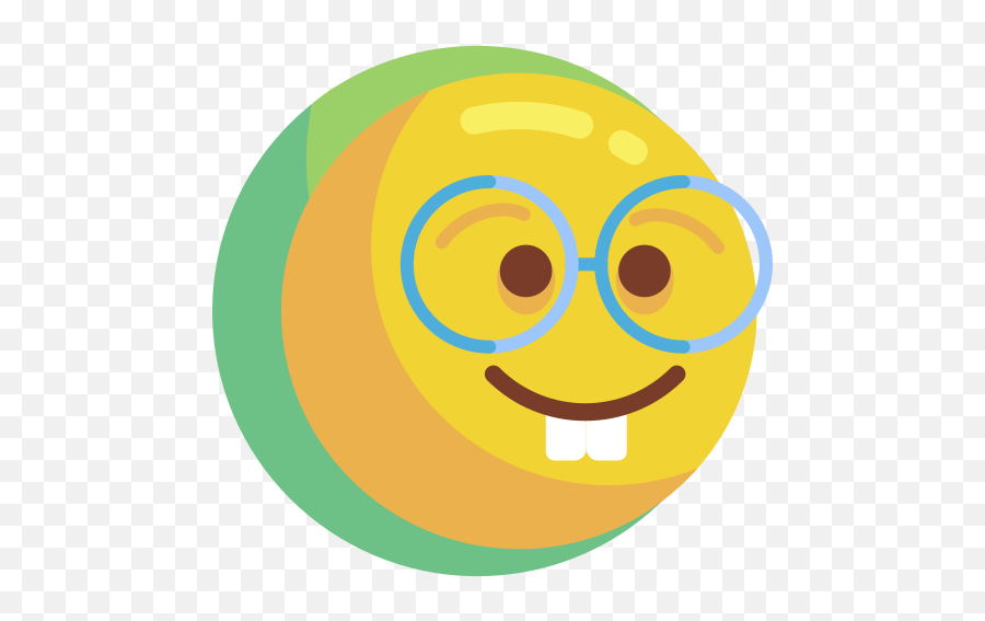 Nerd - Happy Emoji,Emoticon Description