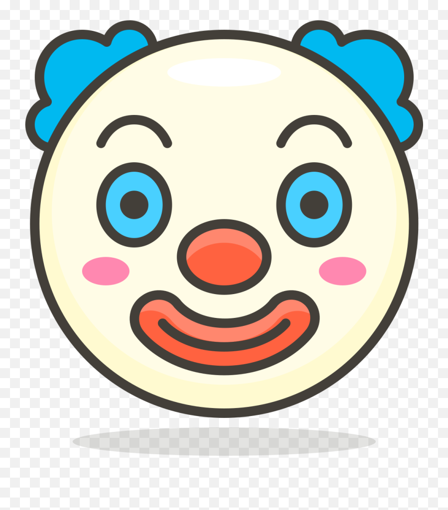 Clown Face Emoji Clipart - Mark,How To Get Clown Emoji Android