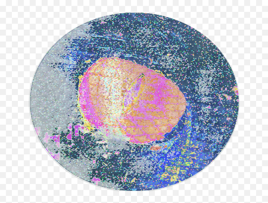 Download Data Moshing Digital Art - Trippy Circle Png Emoji,Twitter Emojis Moshign