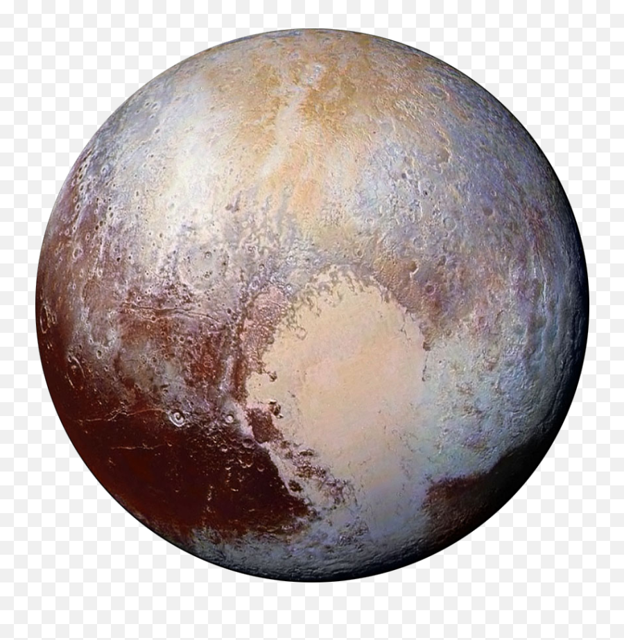 Pin - Pluto Heart Emoji,Emoji Crashes Into Planet