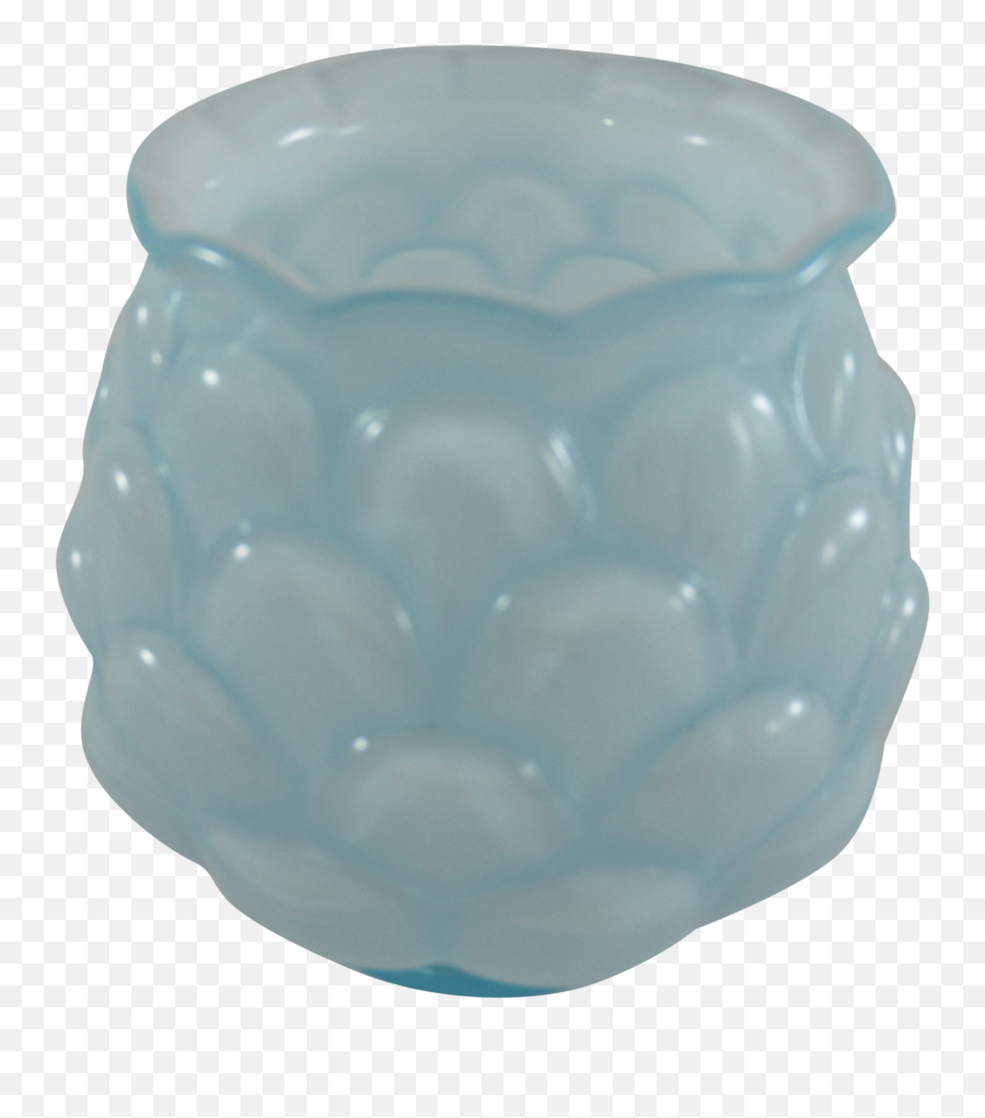 Fenton Clear Blue Quilted 6 - 12 Tall Vase Home Décor Home Emoji,Gritted Teeth Emoji'