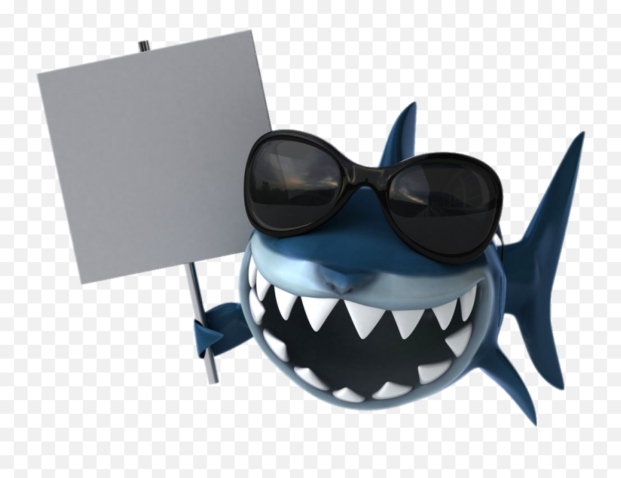 Download Shark Illustration Toothbrush - Animal Brush Teeth Cartoon Emoji,Animated Shark Emoticon