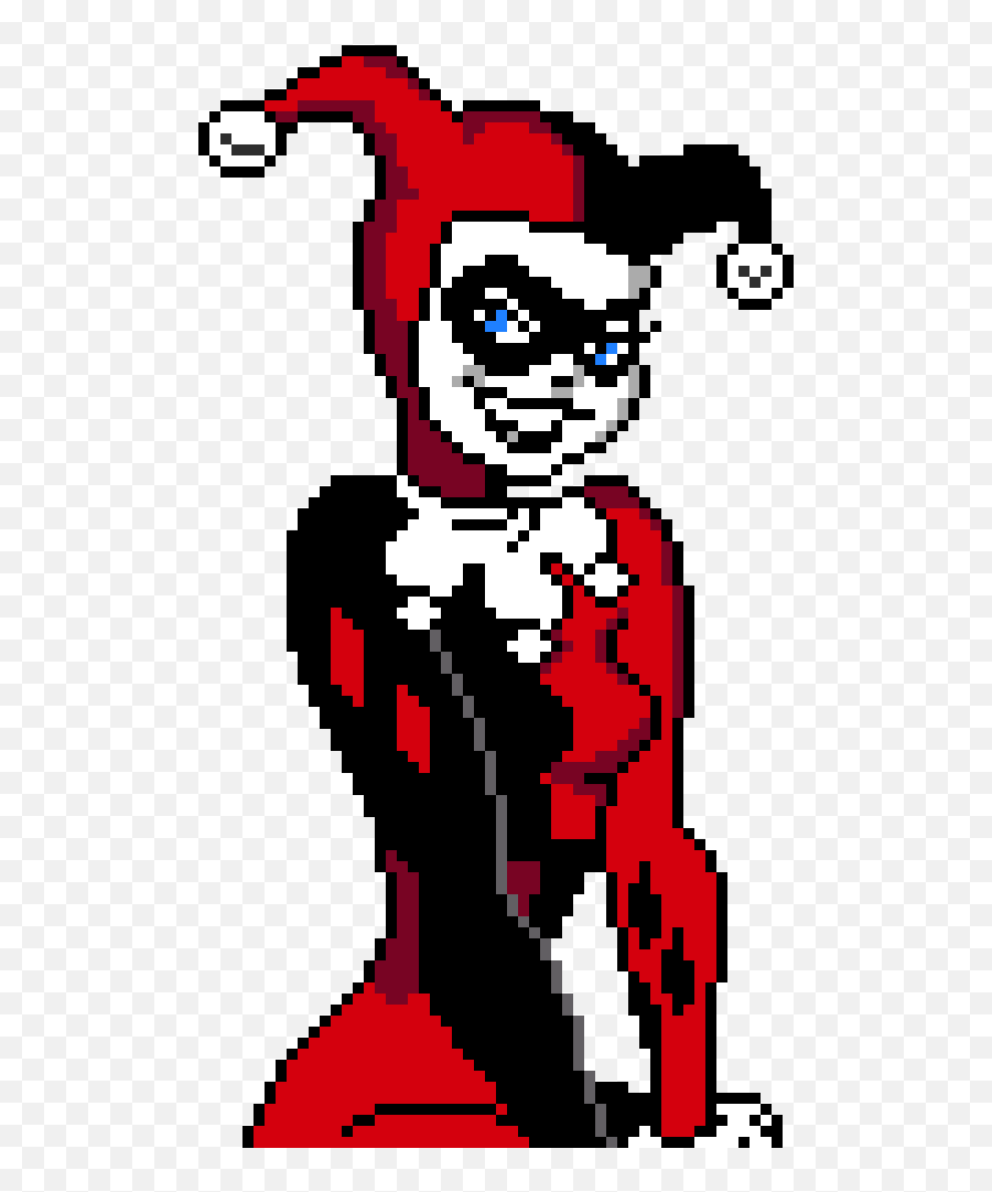 Harley Quinn Minecraft Pixel Art - Harley Quinn Pixel Art Emoji,Pixel Art Emojis With No Grid