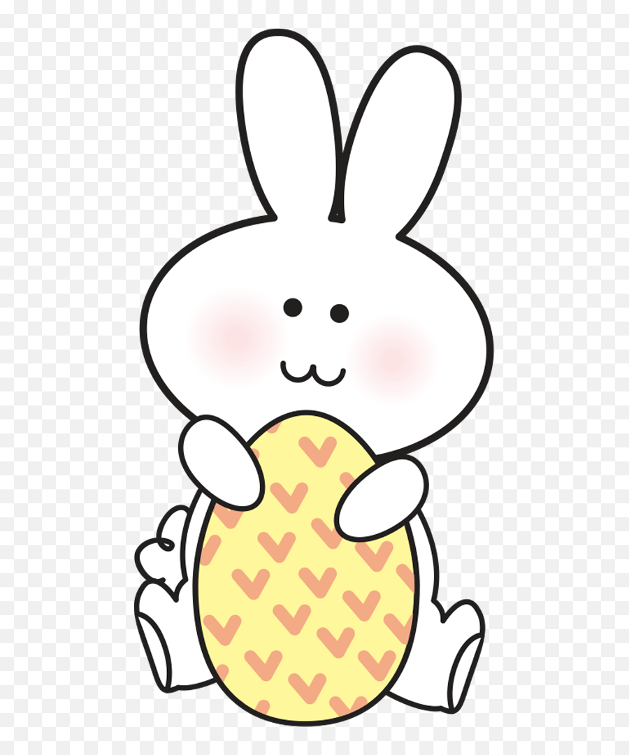 Buncee - Coloring Easter Egg Emoji,Egg Bunny Emoticon