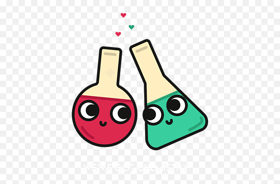 Weve Got Chemistry Cute Science Geek Pun T - Shirt For Sale By Emoji,Holiday Geek Emojis