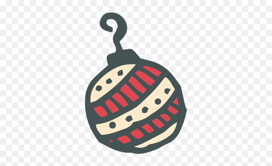 Christmas Ball Hand Drawn Cartoon Icon 25 Transparent Png Emoji,Crypto Twitter Lighting Bolt Emoji