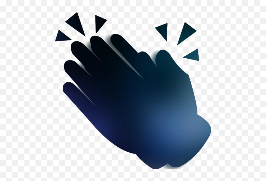 Clapping Hands Together Clipart Png Black And White Emoji,Clap Emoji