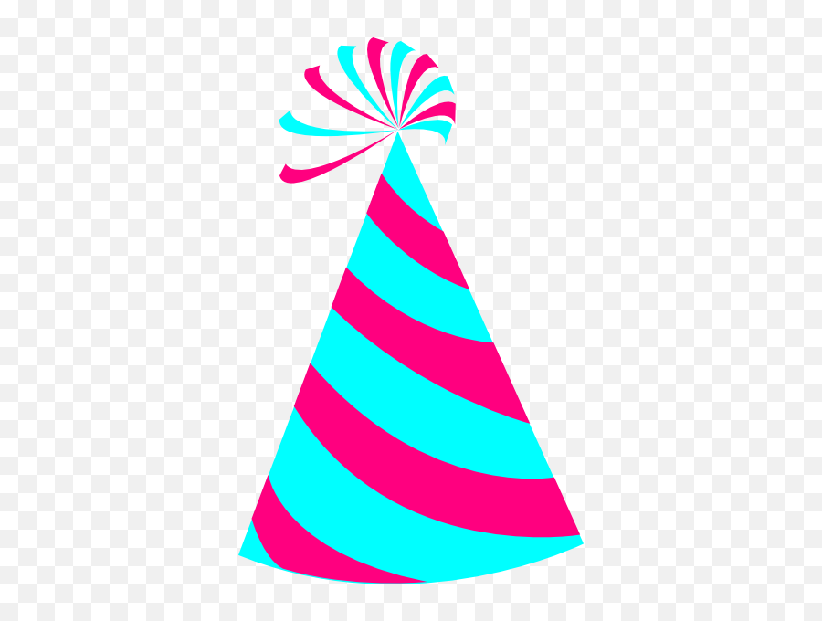 Blue Birthday Hat Clipart - Birthday Hat Cartoon Clip Art Emoji,Emoji Party Hats