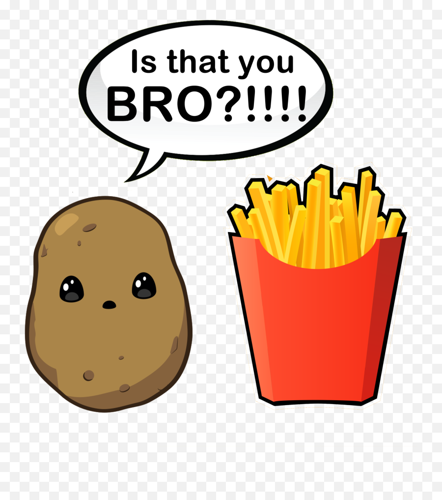 Is That You Bro Funny Cute French Fries Sweatshirt Emoji,Cat Emoji With A Burger And French Fries Coloring Page