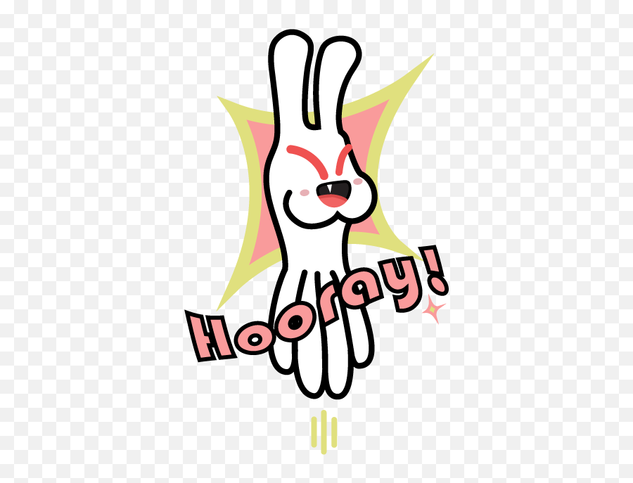 Rabbëatlien Invasion Big Stickers For Line App - La Chica Conejo Emoji,This Is Mine Bunny Text Emoji