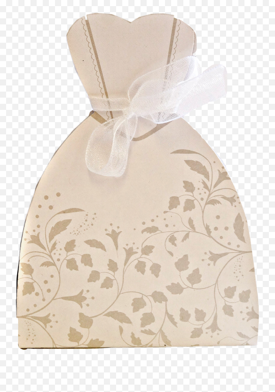 White Dress Cardboard Sticker By Kimmy Bird Tasset - Wedding Favors Emoji,Bridal Emoji