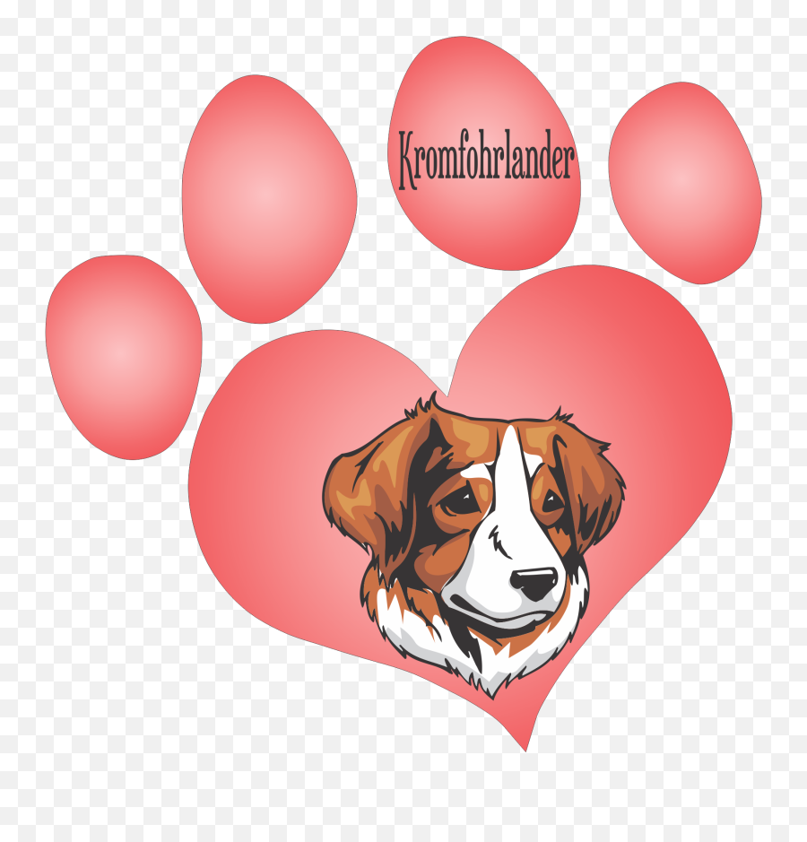 Kromfohrlander Dog Decal Emoji,Dog Love Emoji