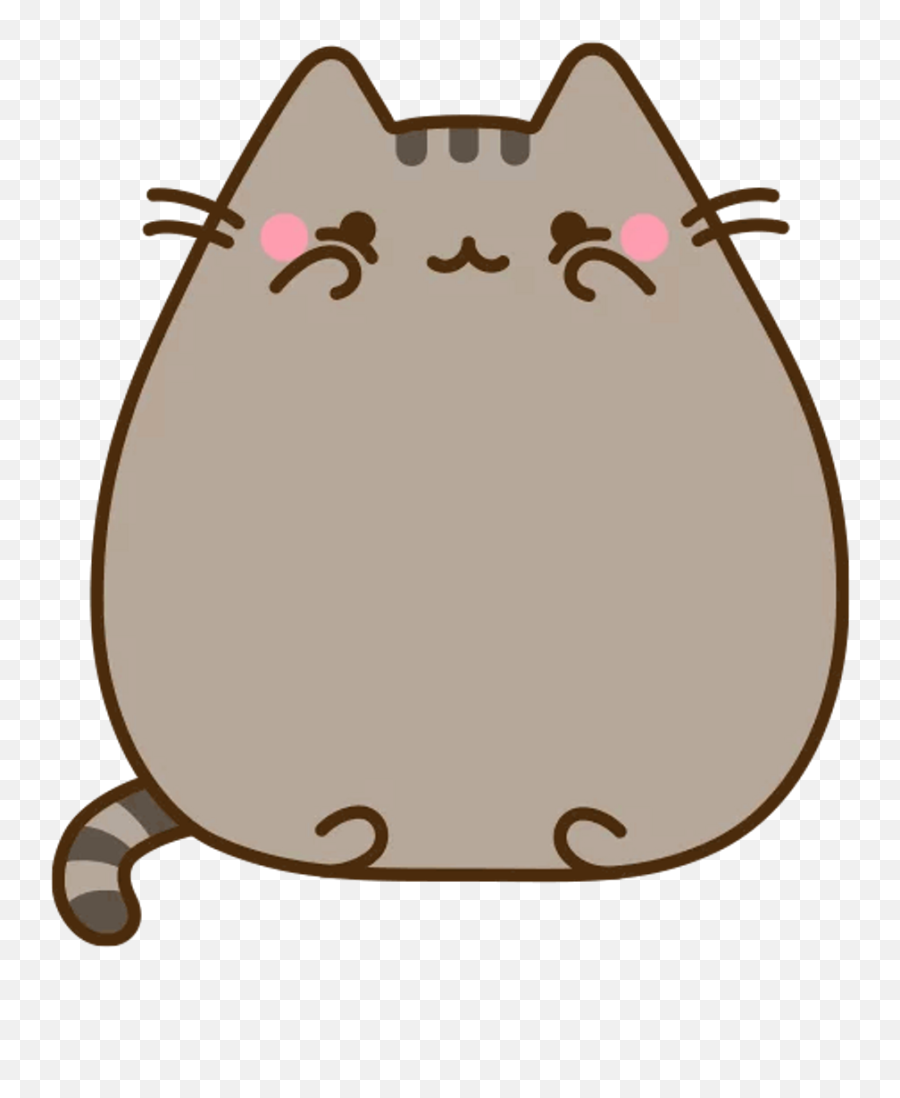 Pusheen Kawaii Cat Cartoon - Novocomtop Transparent Pusheen Png Emoji,Kawaii Cat Emoji