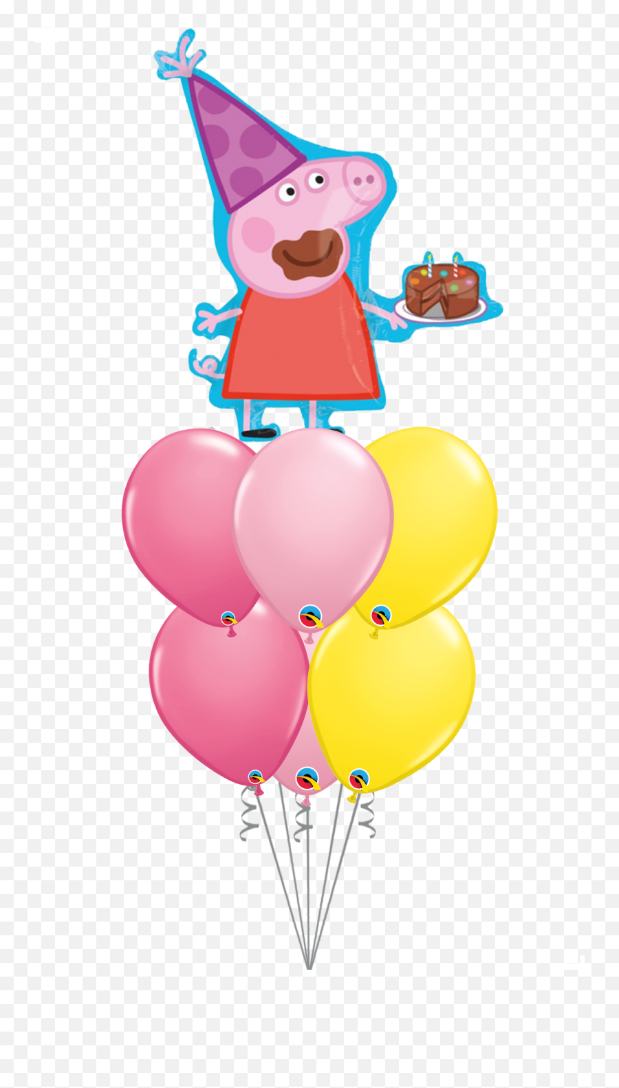 Ramo De Globos Peppa Pig - Peppa Pig Birthday Emoji,Peppa Pig Emoji